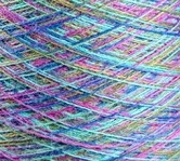 Lana Shetland 100% – filato strutturato a degradé artigianale 01